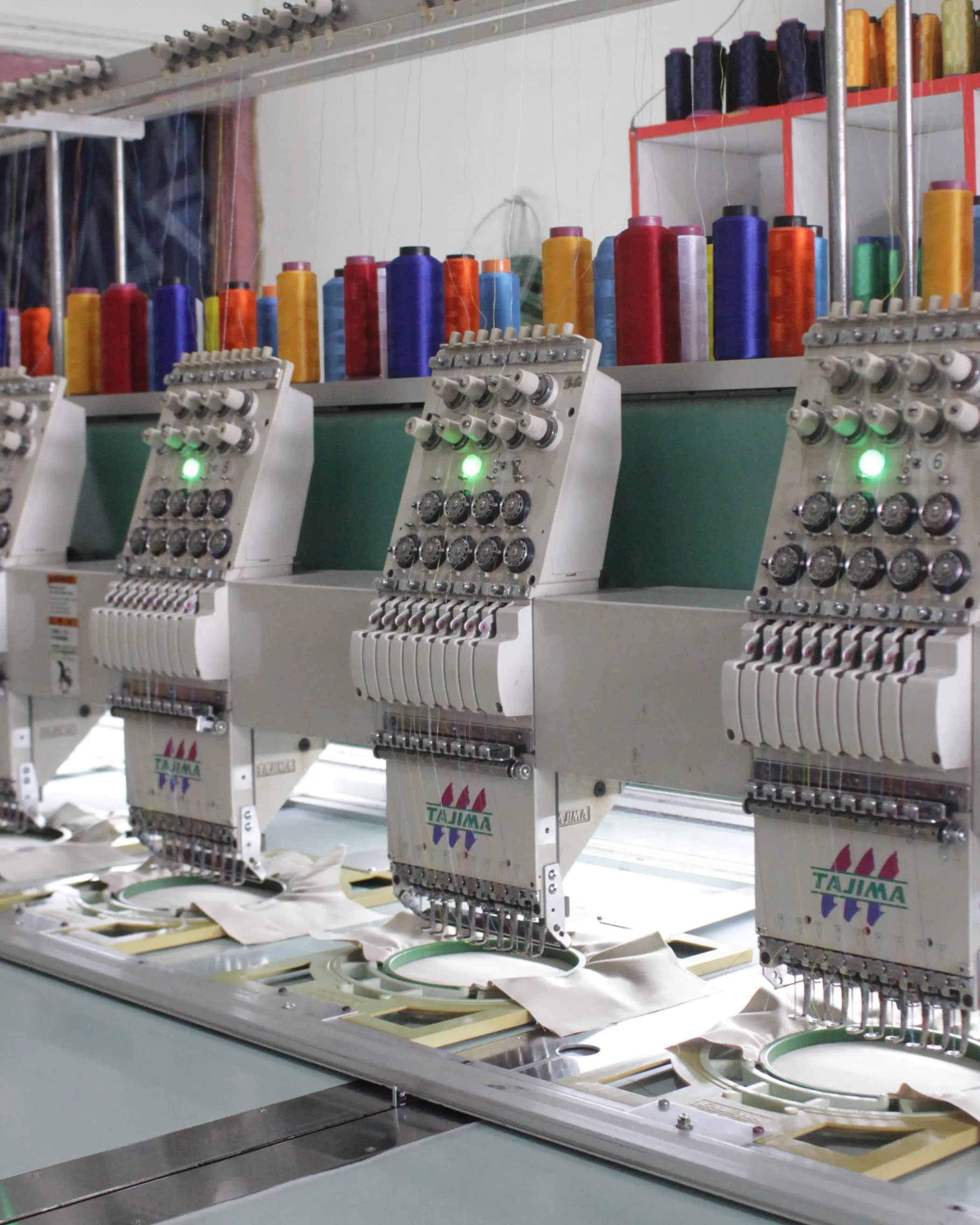 Mesin bordir Fabrik Safety